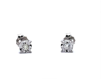 Pendientes Promesse Mujer in Oro blanco Diamante 0.06 Ct ORDISCO3 - ORDISCO3